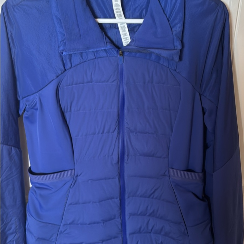 lululemon athletica Blue Quilted Hybrid Jacket
